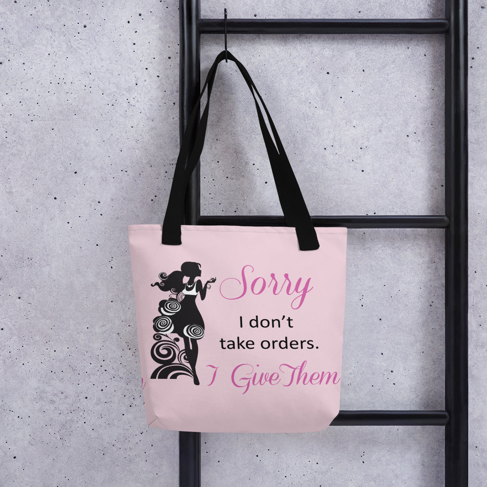 Graphic Tote Bag - Pink Tote | SassyL